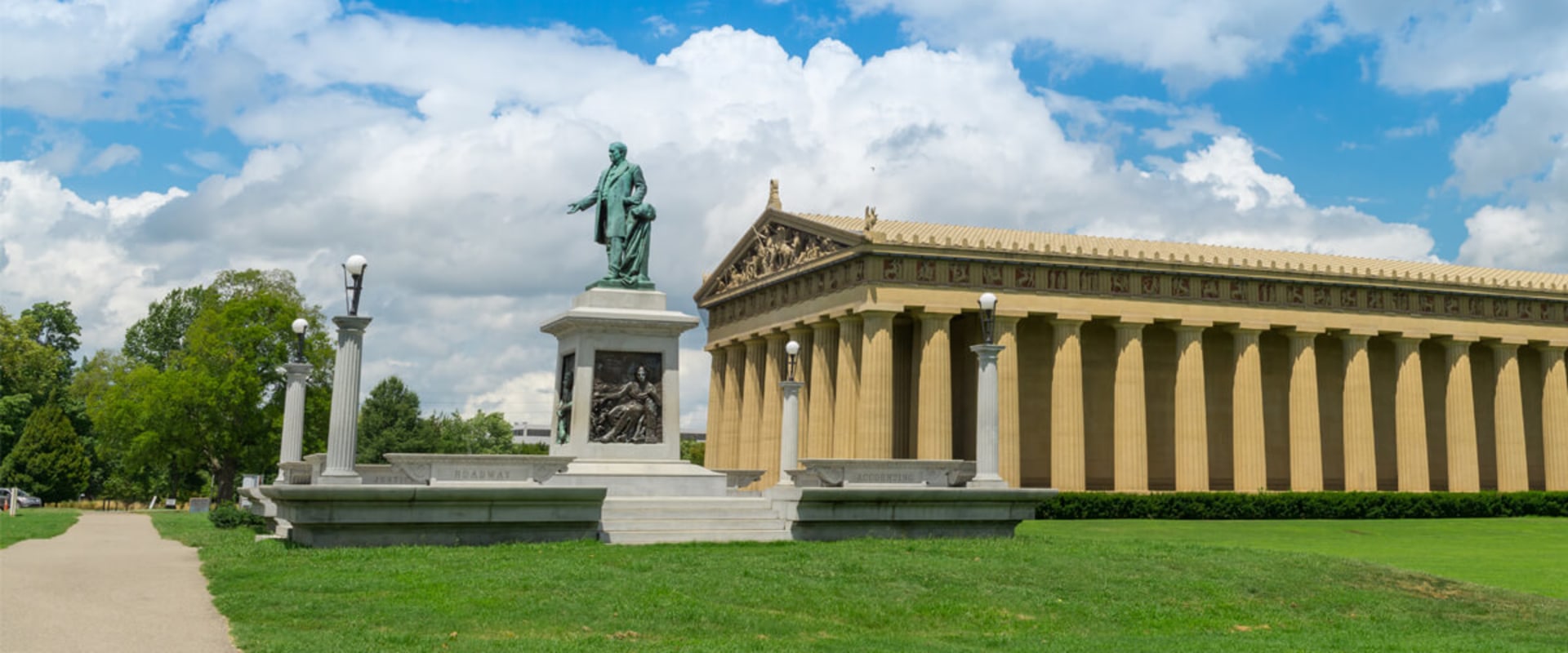 Exploring the Parthenon in Centennial Park, Nashville